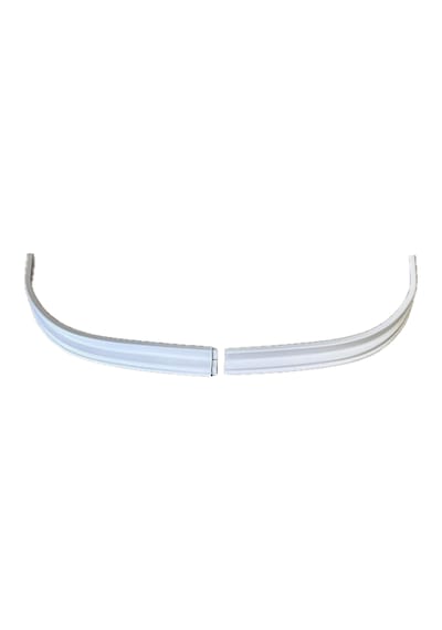 Ford Transit 2006-2013 Beyaz Ön Tampon Lip Eki/karlık Abs Geniş 2 Parça