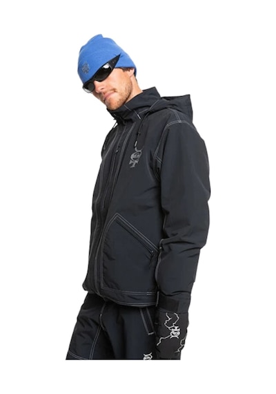 Quıksılver Quiksilver The Edge Jk Erkek Siyah Snowboard Ceketi 11793 Siyah