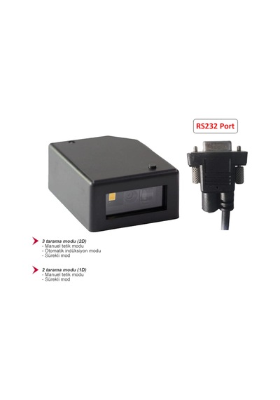 Maxwera Mw-101R 2D Barkod Okuyucu-Rs232/Com