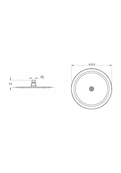Artema Lite Lc Duş Başlığı 300 Mm Krom A45674 Krom