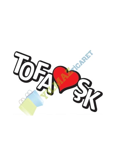 Tofaş Tofaşk Oto Sticker Araba Yapıştırma Etiket Kaliteli Folyo