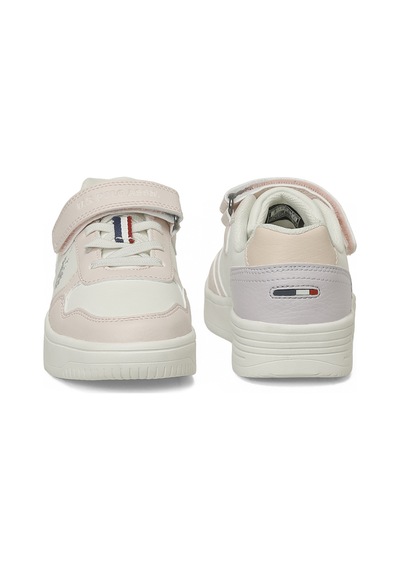 U.s. Polo Assn. Coster Jr 6fx Beyaz Kız Çocuk Sneaker 000000000102155662 Beyaz-pudra-lıla