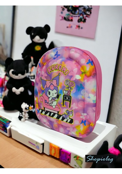 Kuromi Sanrio 3d Kabartmalı Anaokulu Kreş Ve Günlük Kullanım Çantası
