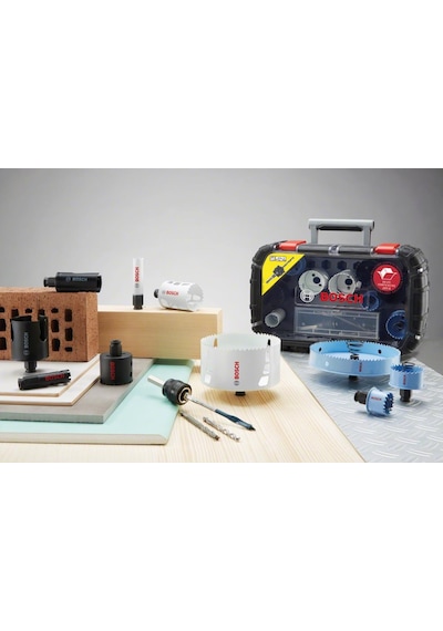 Bosch - Yeni Progressor Serisi Ahşap Ve Metal İçin Delik Açma Testeresi Panç 44 Mm 2608594215