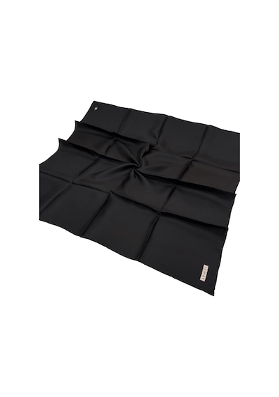 Armine Düz İpek Eşarp - 01 Siyah Twill - 01 Siyah