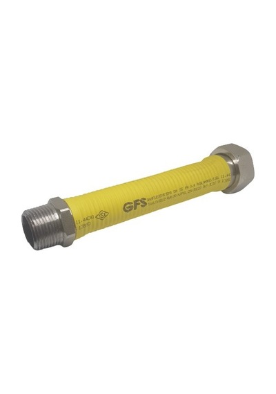 Yeni Paslanmaz Sayaç Flexi Ts13890 Makaronlu -11/4''-1'' - 23 Cm