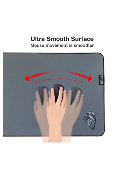 Moon Gray 80x30cm Hybrid Kumaş - 4mm Kalınlık - Xl Premium E-sport Gaming Mousepad