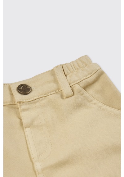 Erkek Bebek Düğmeli Bej Pantolon 7755782