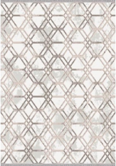 Ipek Halı Gaspara 14568 Bej 100x300 Saçaklı
