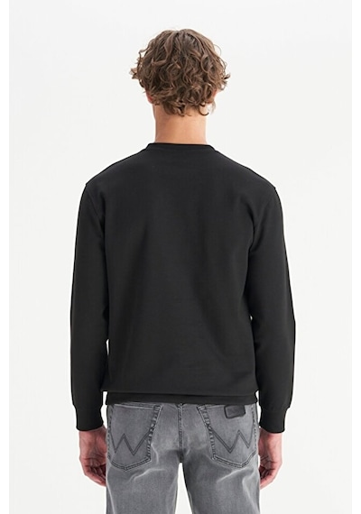Wrangler Erkek Sweat W2520534001 Black Siyah