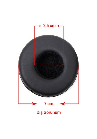 Kulaklık Yastığı Beyaz 7 CM