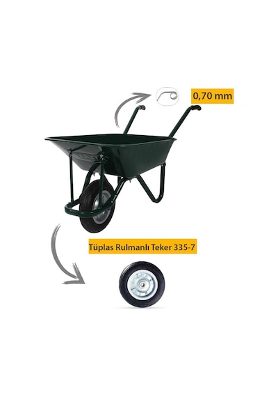 Adalı Demonte El Arabası 0.70 Mm Sac