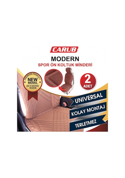 Carub Koltuk Minderi Modern Spor Taba 2 Li Br4818106