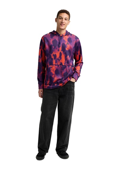 Burton Burton Mens Oak Pullover Hoodie Erkek Turuncu Sweat 30515