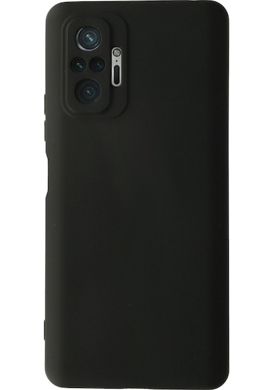 Xiaomi Redmi Note 10 Pro Uyumlu Kılıf Nano İçi Kadife Silikon - Siyah