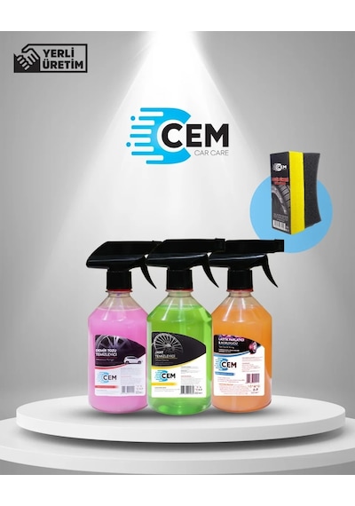 Cem Car Care Jant&lastik Bakım Seti Premium İçerik