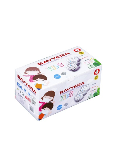 Çocuklar için 3 Kat Ultrasonic Yüz Maskesi 50 Adet Burun Telli Çocuklar için 3 Kat Ultrasonic Yüz Maskesi 50 Adet Burun Telli