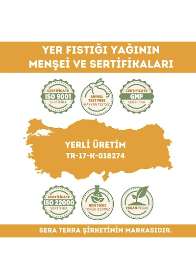 Yer Fıstığı Yağı 50 Ml %100 Doğal Besleyici & Dengeleyici