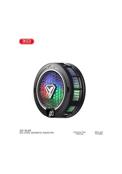 Sl09 Telefon Soğutucu - Manyetik Led Işıklı Sessiz Hızlı Fiziksel Soğutma Oyunlar İçin Uygun - Gamer Soğutucu