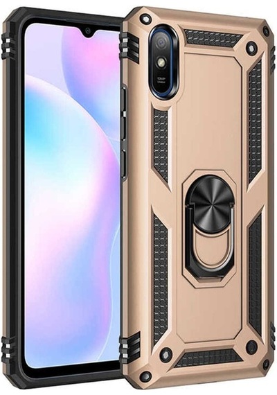 Xiaomi Redmi 9a Kılıf Zore Vega Kapak Gold