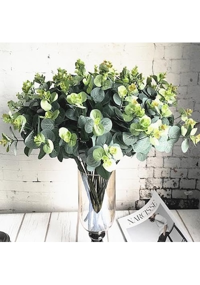 Yapay Çiçek Okaliptus Aradal Yeşilbitki Arajman Çiçeği Eucalyptus Genel