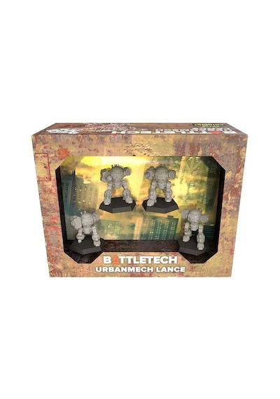 Catalyst Game Labs Battletech Urbanmech Lance Force Pack - 2+ Oyuncu İçin Minyatür Savaş Oyunu, 14 Yaş Ve Üzeri 1,5 Saat+oyun Süresi - 'tan Klasik Mech Warfare Koleksiyonu, Gri