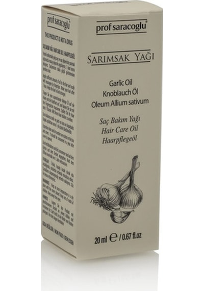 Prof Saraçoğlu Soğuk Press Sarımsak Yağı 20 ML