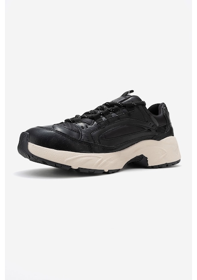 Luvishoes Letty Siyah Baskı Scuba Kadın Spor Ayakkabı Siyah