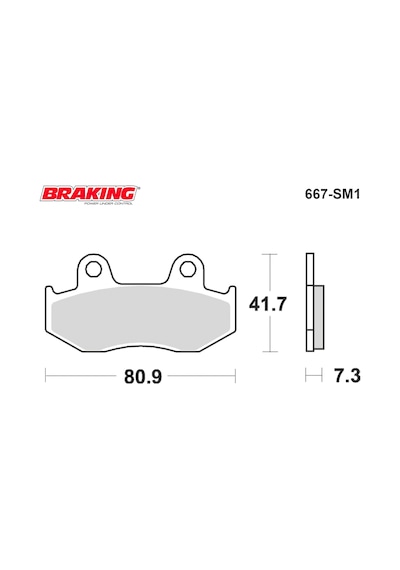 HONDA Psi 150 150 2012 BRAKING YARI METALİK ÖN FREN BALATASI 667SM1