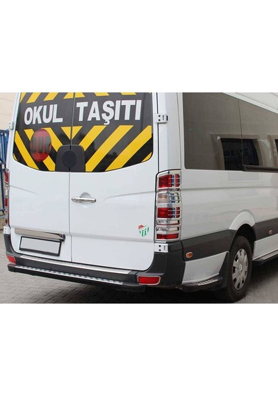 Mercedes Sprinter W906 Facelift Arka Reflektör Çerçevesi - Krom 2 Parça 2014-2017 Arası