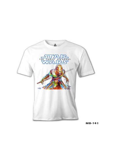 Star Wars - The Force Awakens Beyaz Erkek Tshirt