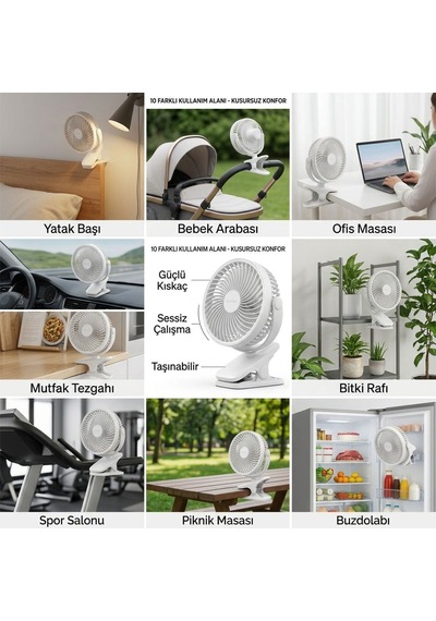 Powermaster Pm-25087 Beyaz Fan Vantilatör