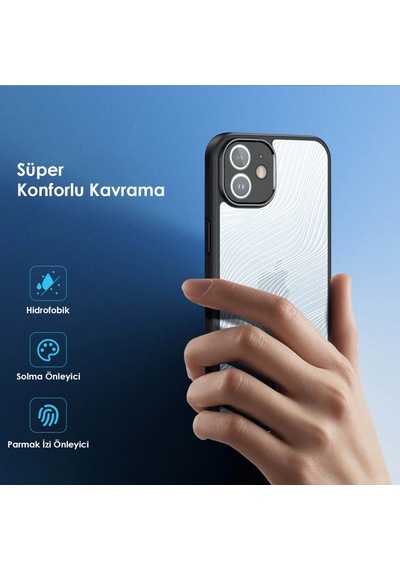 Dux Ducis İphone 12 Aimo Series Premium Buzlu Sert Pc-tpu Kılıf- 5775