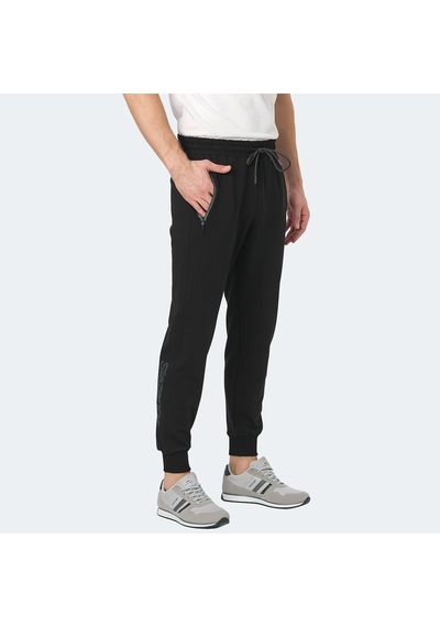 Slazenger NEAL KTN Erkek Fermuar Cepli Siyah Eşofman Altı