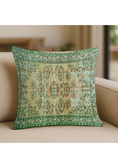 Turkıshrug Kıngdom Klasik Güzellikte Vintage Desenli Kırlent 43 X 43 Çok Renkli