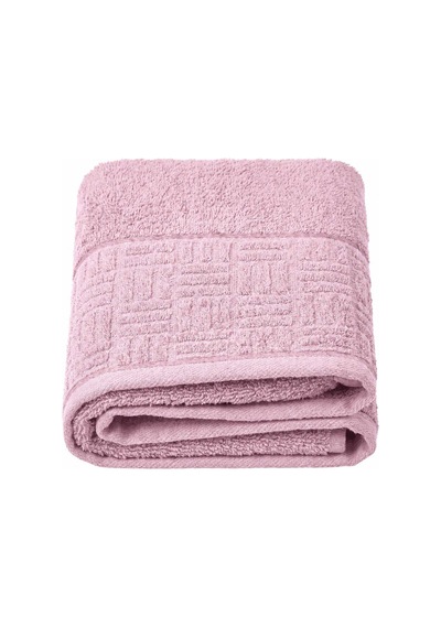 El Yüz Havlusu 50x90 Cm %100 Pamuk Kısmi Kadife Vento Pembe Çok Renkli