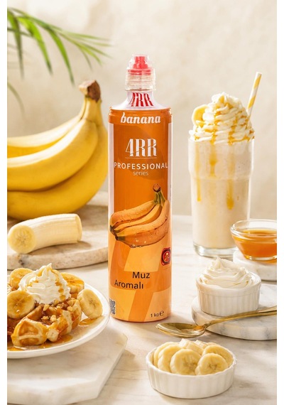 4rr Muz Aromalı Şurup 750 Ml
