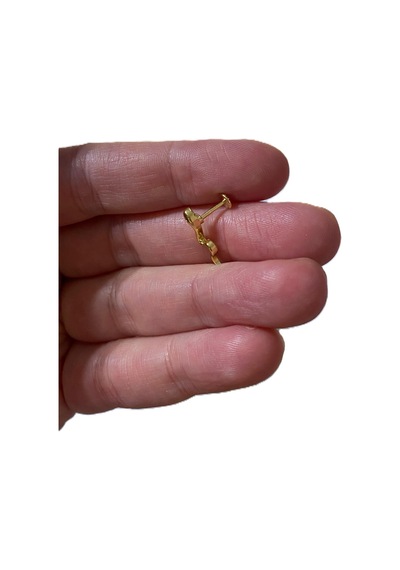 Yılan Figürgü Kıkırdak Tragus Helix Pearsıng Küpe 316l Kararmaz Çelik Altın
