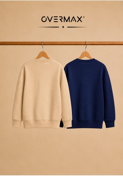 Overmax 2 Li Kapüşonsuz Sweatshirt Seti Çocuk Unisex - 3-12 Yaş Bej-lacivert - 920169697 Bej-lacivert Overmax 2 Li Kapüşonsuz Sweatshirt Seti Çocuk Unisex - 3-12 Yaş Bej-lacivert - 920169697 Bej-lacivert