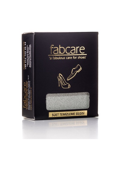 2 Adet Fabcare Suet Silgisi Gri Çok Renkli