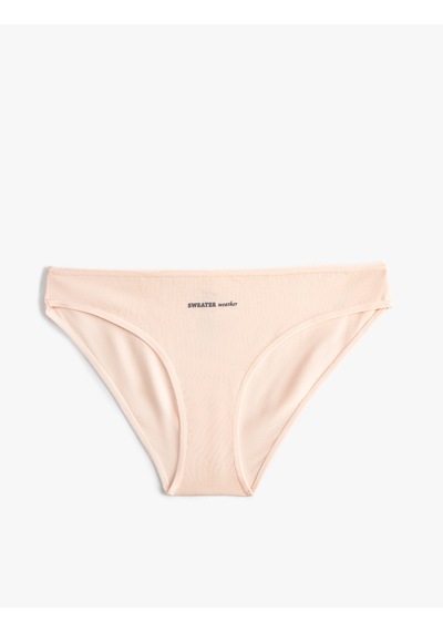 Koton Brief Pamuklu Külot Baskı Detaylı Mor 5wlk30067mk Mor