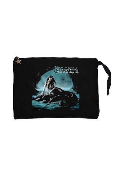 Sirenia Perils Of The Deep Blue Siyah Clutch Astarlı Cüzdan / El Çantası