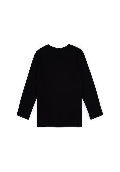 U.S. Polo Assn. Kız Çocuk Siyah Bisiklet Yaka Basic Sweatshirt 50317915-VR046