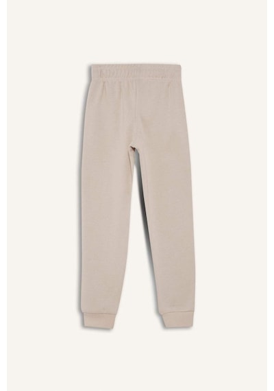 DeFacto Kız Çocuk Baskılı Beli Paçası Lastikli Jogger Eşofman Altı D7012A824WNBG186 Bej