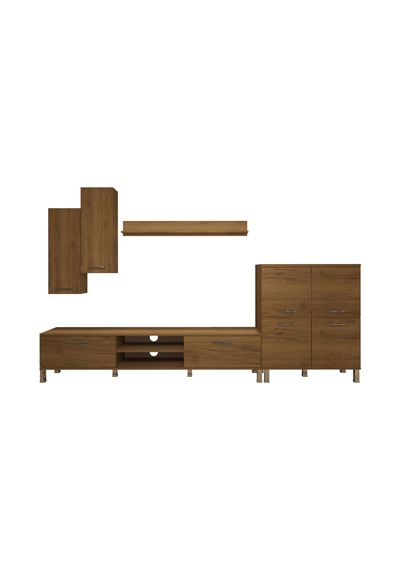 Decoraktiv Eko 6 Mdf Dvd Krom Ayaklı Tv Ünitesi Tv Sehpası Pera