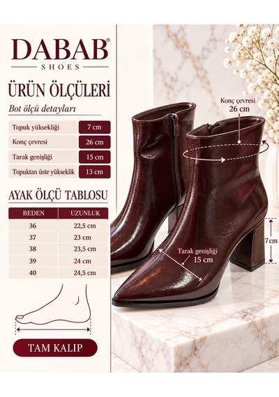 Dabab Shoes Yona Kadın Acı Kahve Kırışık Rugan Sivri Burun Ön Dikiş Detaylı Fermuarlı İçi Sıcak Astarlı 7 Cm Kalın Topuklu Bot Bootie Acı Kahverengi Dabab Shoes Yona Kadın Acı Kahve Kırışık Rugan Sivri Burun Ön Dikiş Detaylı Fermuarlı İçi Sıcak Astarlı 7 Cm Kalın Topuklu Bot Bootie Acı Kahverengi