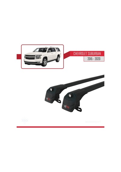 Chevrolet Suburban 2015-2020 Arası İle Uyumlu Ace-2 Ara Atkı Tavan Barı Siyah