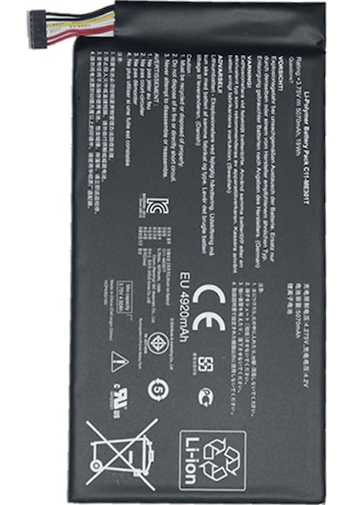 Asus  Memo Pad K001 C11-ME301T 110-0329h Me3py23 Batarya Pil