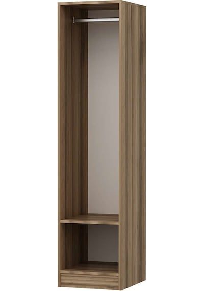 Minar Kale 1 Kapaklı Dolap Dore - Antrasit 210cm