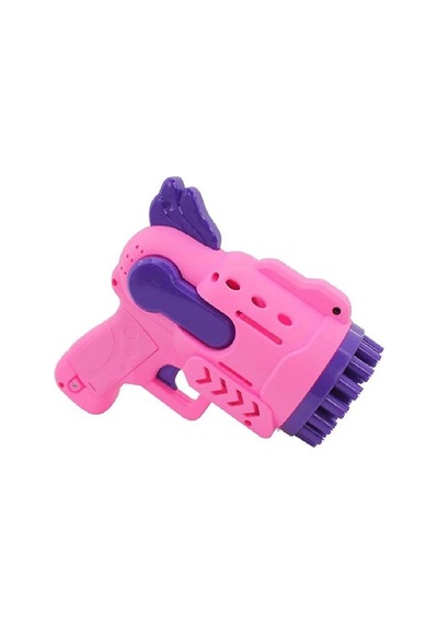 3 Adet Mavi Sarı Pembe Köpük Tabancası 29 Delikli Çoklu Köpük Atan Tabanca 6 Solisyonlu Bubbles Gun